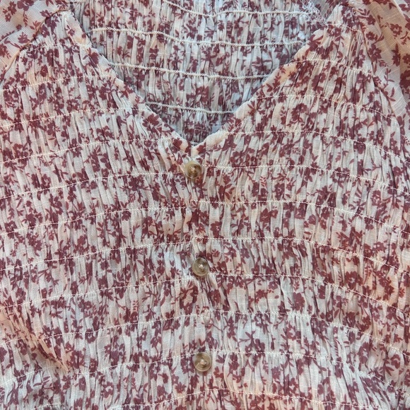 •4 for $25• WAREHOUSE ONE blouse L - Picture 3 of 3